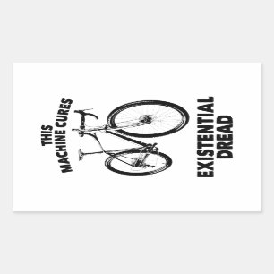 This Machine Cures Existential Dread Bicycle Sticker