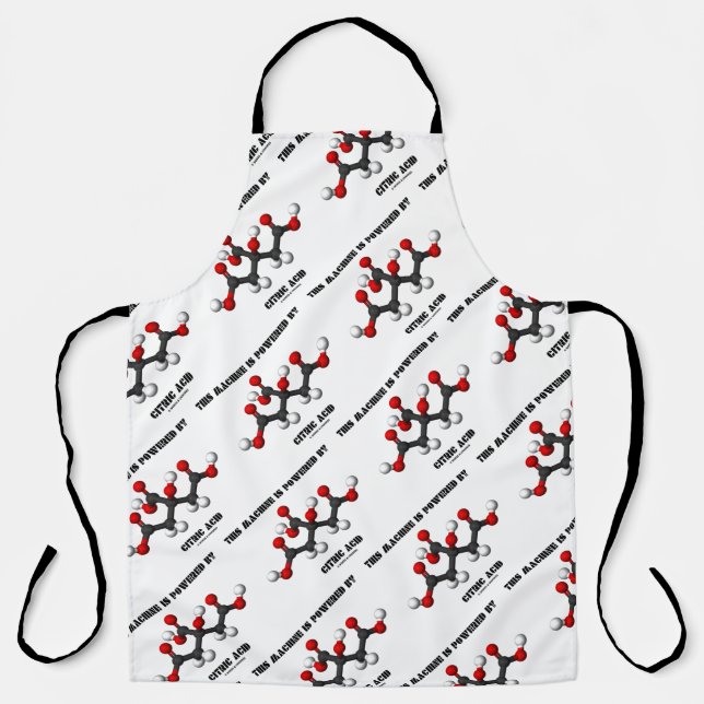 This Machine Is Powered By Citric Acid Chemistry Apron (Front)
