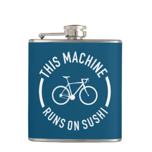 This Machine Runs On Sushi Bicycle Hip Flask