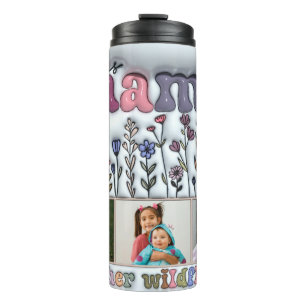 This Mama Loves Her Wildflowers Children's Picture Thermal Tumbler