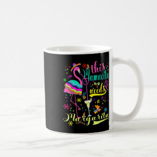 This Mamacita Needs A Margarita Cinco De Mayo Pink Coffee Mug