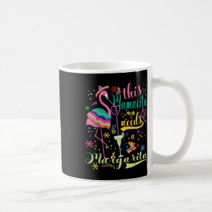 This Mamacita Needs A Margarita Cinco De Mayo Pink Coffee Mug