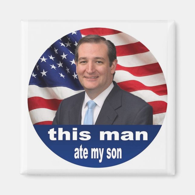 This Man Ate My Son Meme Magnet (Front)