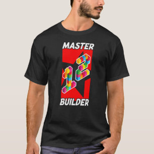 This Master Builder 12 Years Old Twelfth Birthday T-Shirt