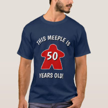 "This Meeple is 50 Years Old!" Funny Birthday
