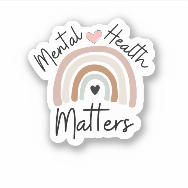 This Mental Health Matters Rainbow  (Front)