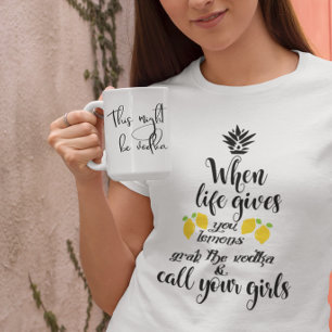 This Might Be Vodka Coffee Mug Handwritten Script