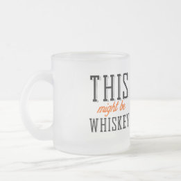 This might be whiskey frosted glass coffee mug