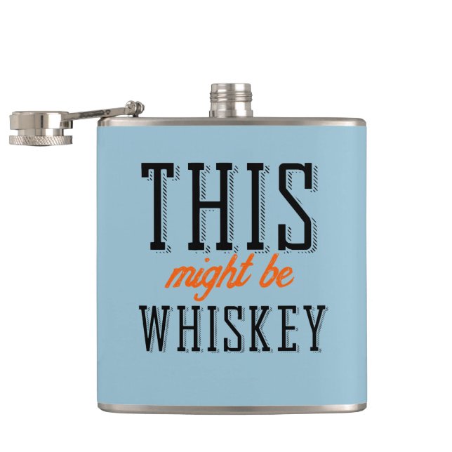 This might be whiskey hip flask (Opened)