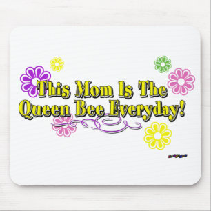 This Mom Is The Queen Bee Everyday Type Mouse Pad