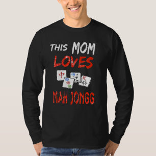 This Mom Loves Mah Jongg Fun Tile Game Apparel's T-Shirt