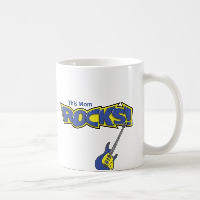 This Mom Rocks Coffee Mug (Right)