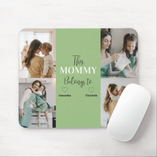 "This Mommy Belongs To" Custom Photo Mousepad