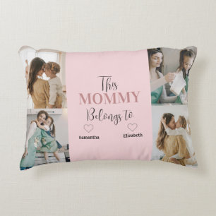 This Mommy Belongs To – Personalized Accent Pillow
