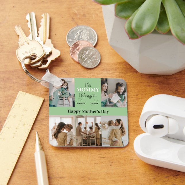 This Mommy Belongs To – Personalized Photo |  Keychain (Desk)