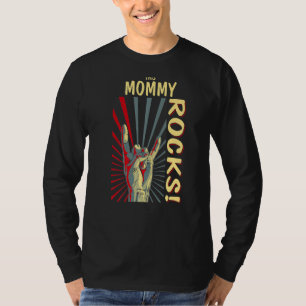 This Mommy Rocks Vintage Retro Concert 70s 80s Fun T-Shirt