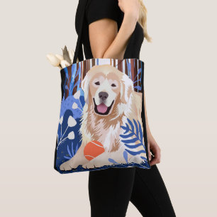 THIS MUCH IS TRUE Golden Retriever TOTE BAG
