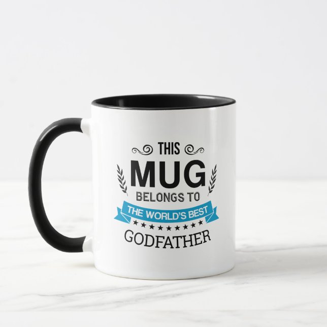 This Mug Belongs To World's Best Godfather Custom (Left)