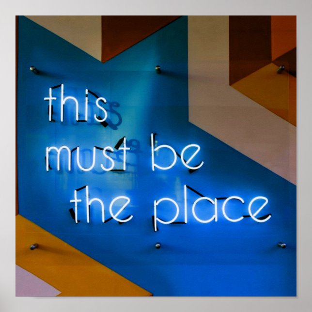 This must be the place NEON Sign Funny (Front)