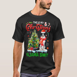 This My Christmas Pajama   Border Collie Santa Xma T-Shirt