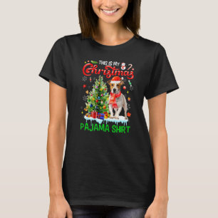 This My Christmas Pajama Jack Russell Scarf Santa T-Shirt