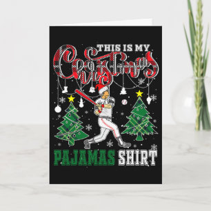 This My Christmas Pajama Shirt Funny Santa Sell Pl Card