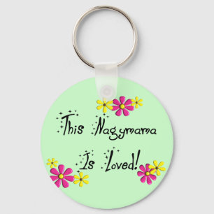 This Nagymama(Hungarian Grandmother) is LOVED Keychain
