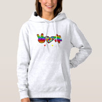 This Novelty Poppin With Sayings "Peace Love Autis