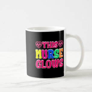 This Nurse Glows Nursing Glow Retro  Coffee Mug