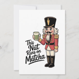 This Nut Is Running on Matcha Christmas Nutcracker Announcement