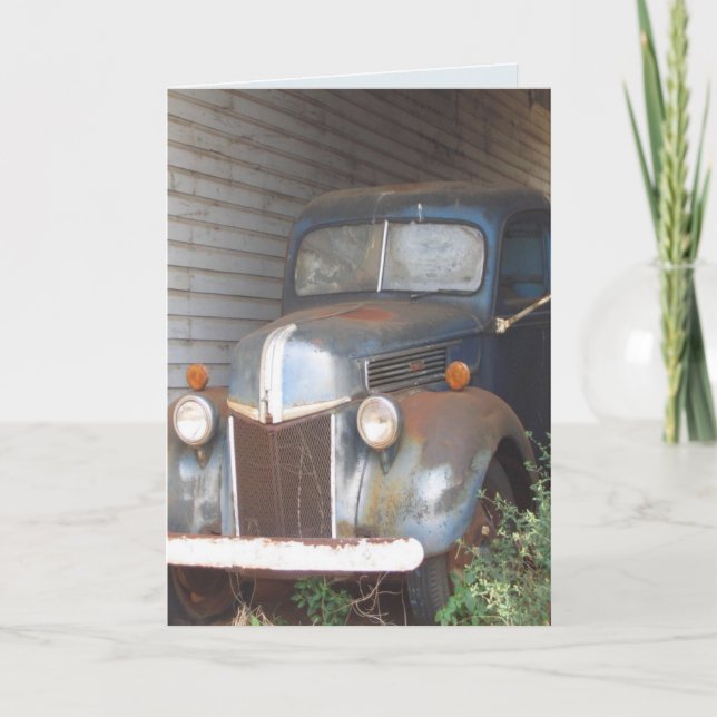 This Old Car Greeting Card (Front)