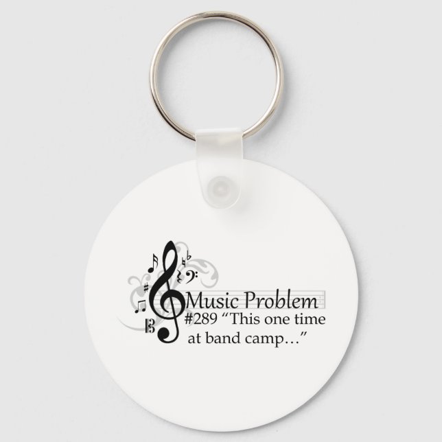 This one time at band camp... keychain (Front)