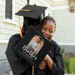 This Ones For You | Photo Memorial Graduation Cap Topper<br><div class="desc">"Looking for a special way to honour a loved one on your graduation day? Look no further - design your very own custom graduation cap topper featuring a cherished photo and a heartfelt message. Whether it's your brother, dad, grandpa, or any other special person in your life, give them a...</div>