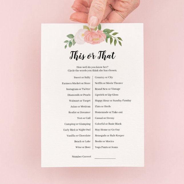 This or That Game Card (Creator Uploaded)