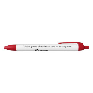 This pen doubles as a weapon