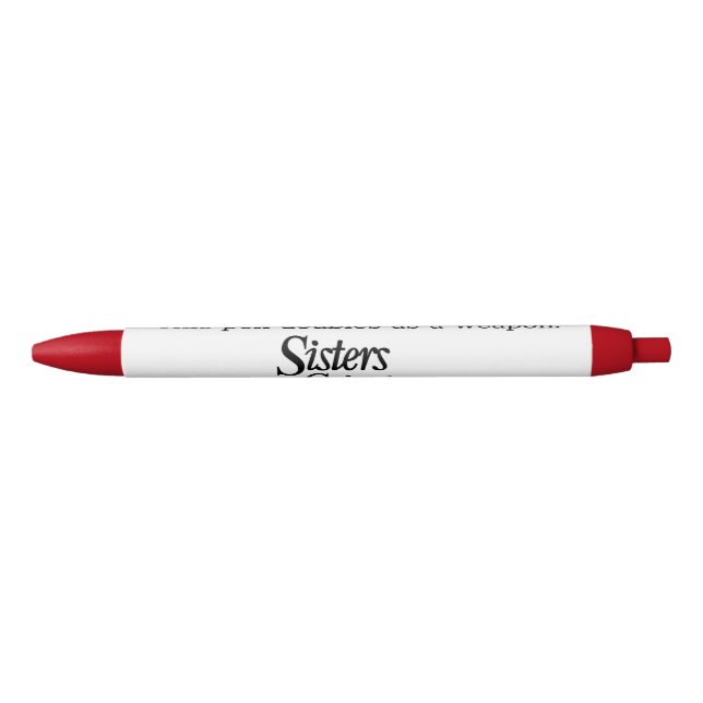 This pen doubles as a weapon. (Front)
