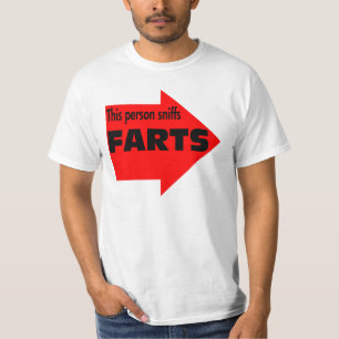 This person sniffs farts. T-Shirt