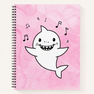 This Personalized Mama Shark Will Make Waves Notebook