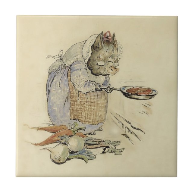 This Pig Had Meat by Beatrix Potter Tile (Front)