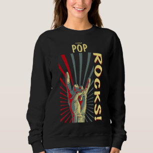 This Pop Rocks Vintage Retro Concert 70s 80s Funny Sweatshirt