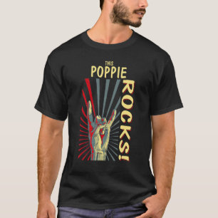 This Poppie Rocks Vintage Retro Concert 70s 80s Fu T-Shirt