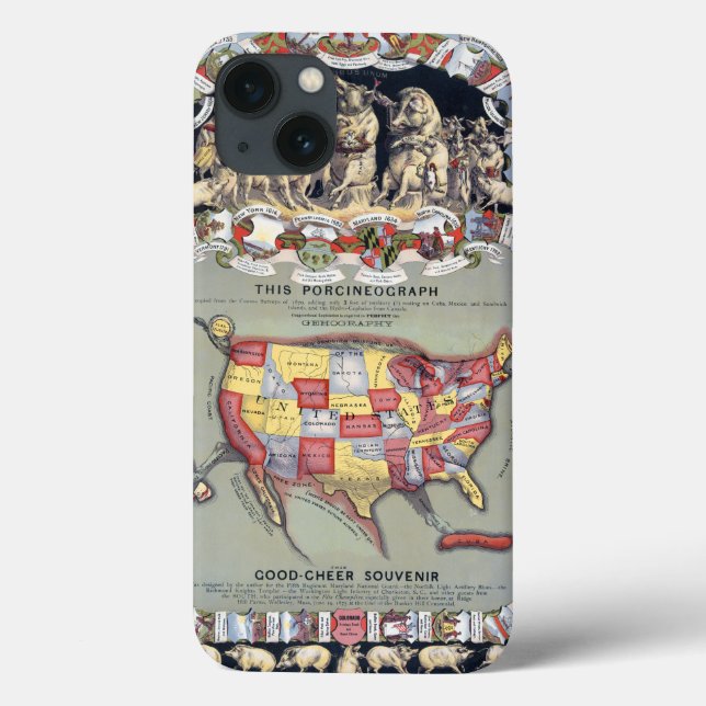 THIS PORCINEOGRAPH, c1876 Case-Mate iPhone Case (Back)