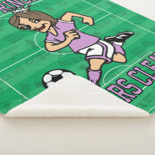 This Princess wears cleats B Sherpa Blanket