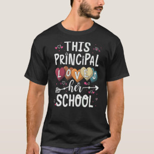 This Principal Loves Her School Principal Back To  T-Shirt
