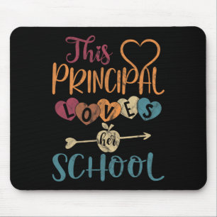 This Principal Loves Her School Teacher Fun Princi Mouse Pad