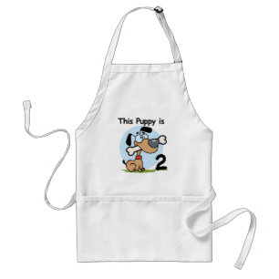 This Puppy 2nd Birthday T shirts and Gifts Standard Apron