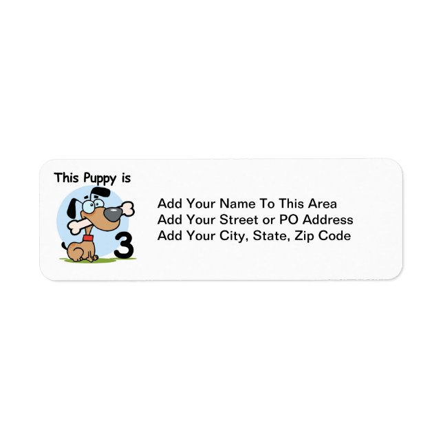 This Puppy 3rd Birthday T-shirts and Gifts (Front)
