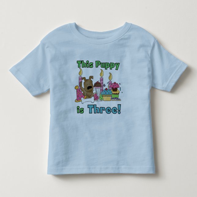 This Puppy is Three Tshirts and Gifts (Front)