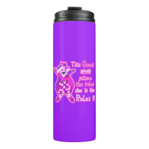 This queen never follows the rules purple thermal tumbler