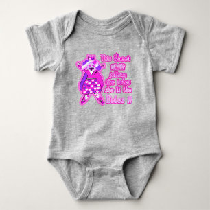 This queen never follows the rules she is the rule baby bodysuit